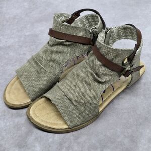 Blowfish Malibu Canvas Open Toe Strappy Sandals